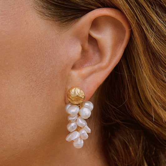 Grappa Earrings | Jewelry Gold Gift Waterproof