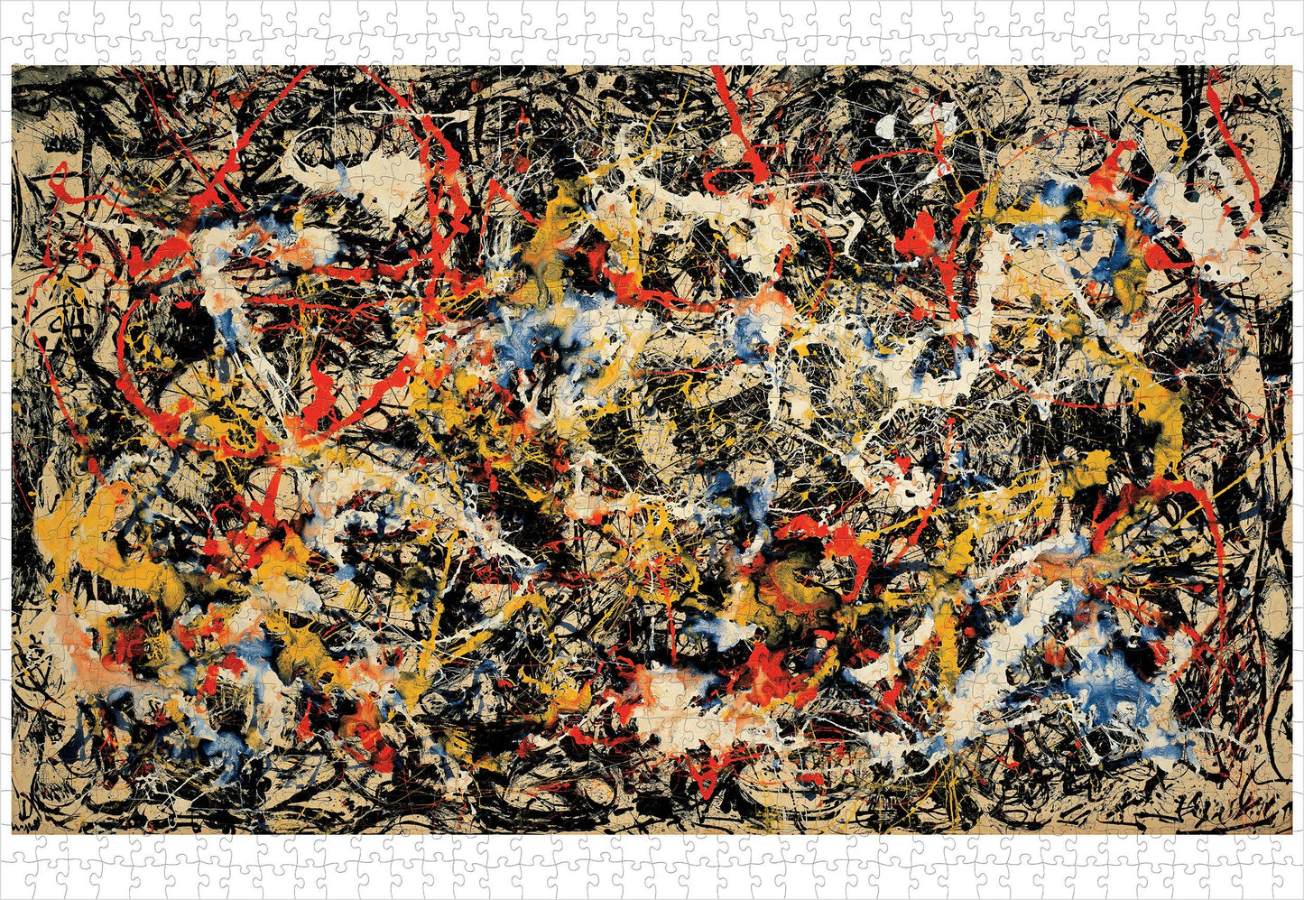 Jackson Pollock: Convergence 1000-piece Jigsaw Puzzle