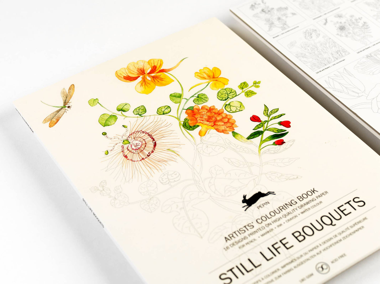 Still Life Bouquets Artists' Colouring Book