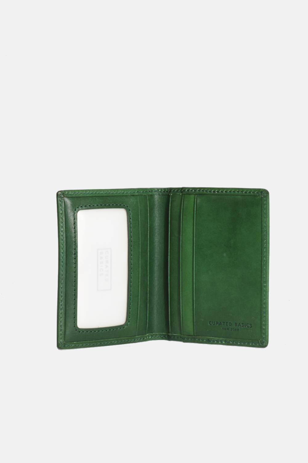 Slim Bi-fold Wallet: Purple / Green