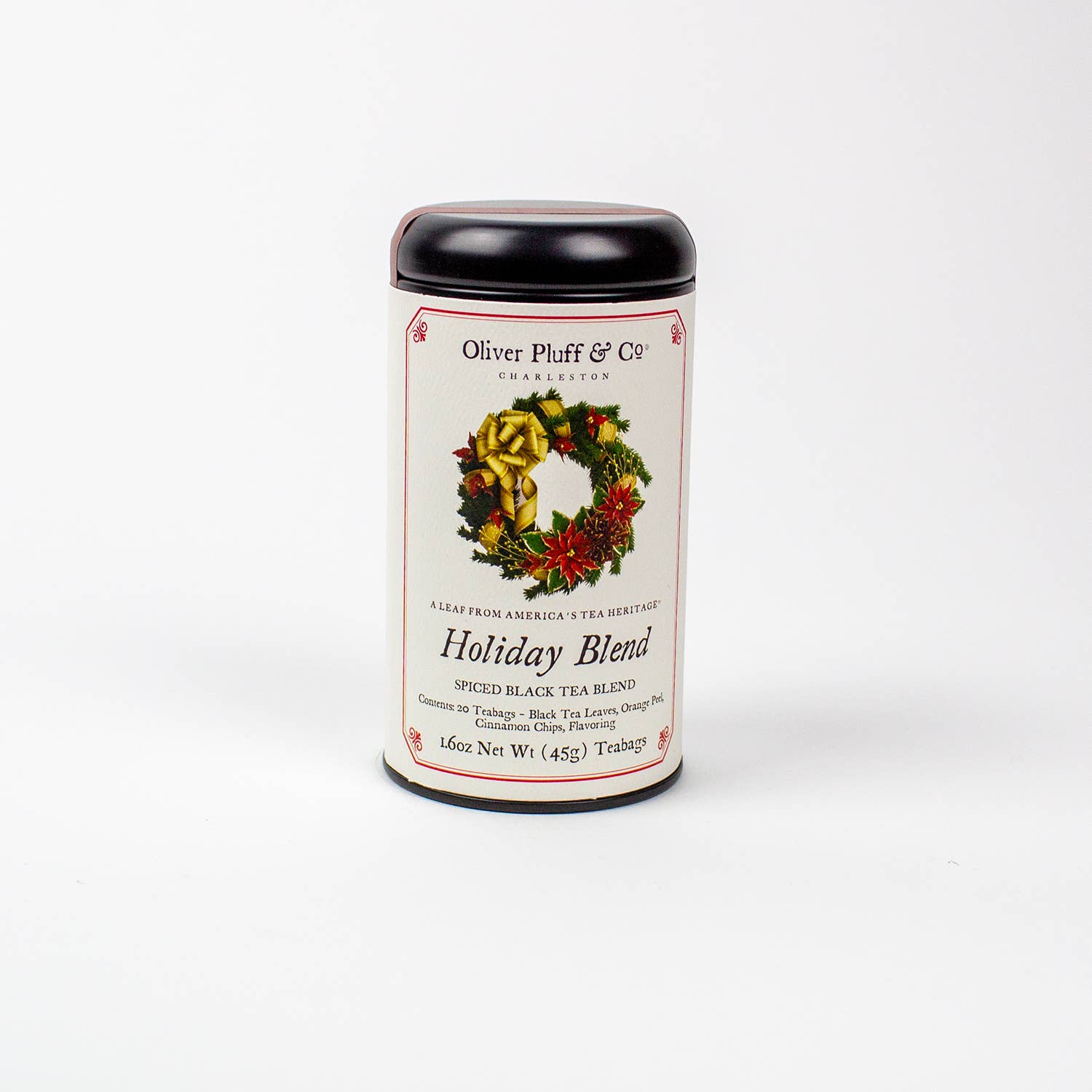 Oliver Pluff's Holiday Blend - Tea Bags in Signature Tea Tin