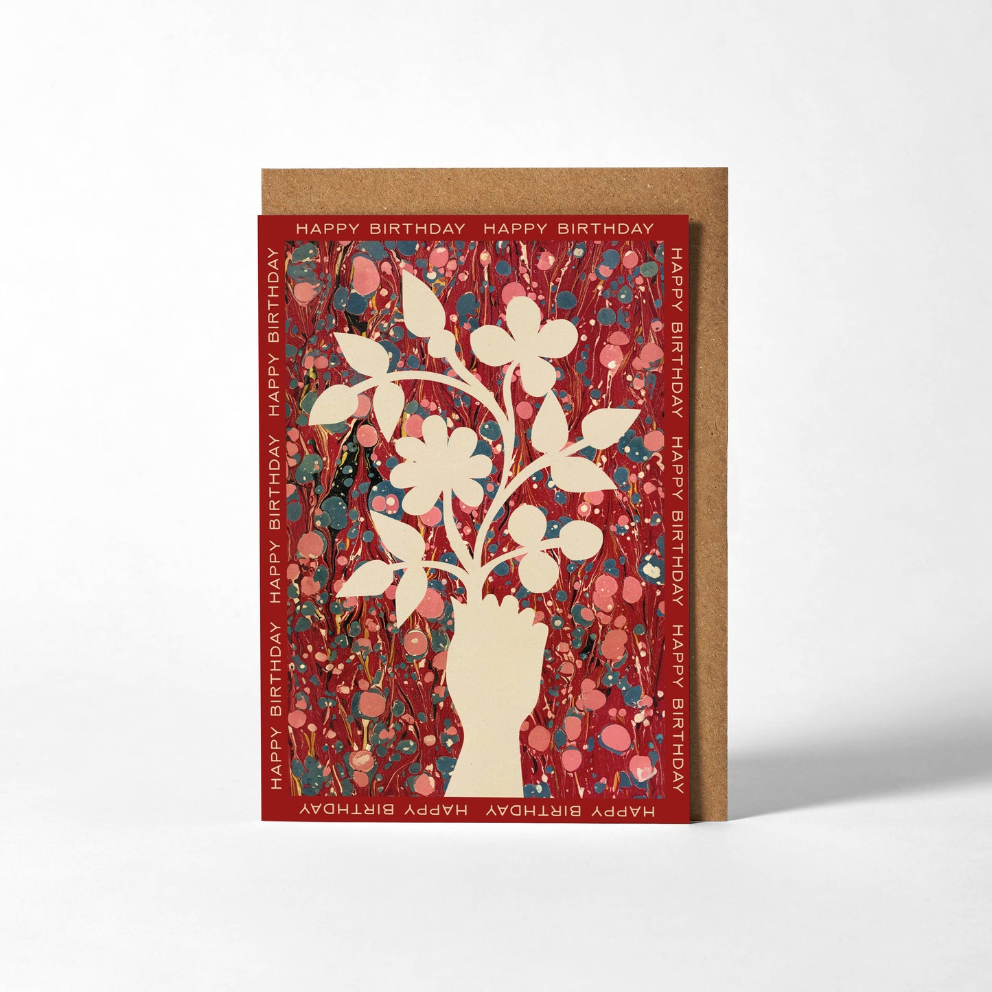 Greetings Card - Posy in Hand
