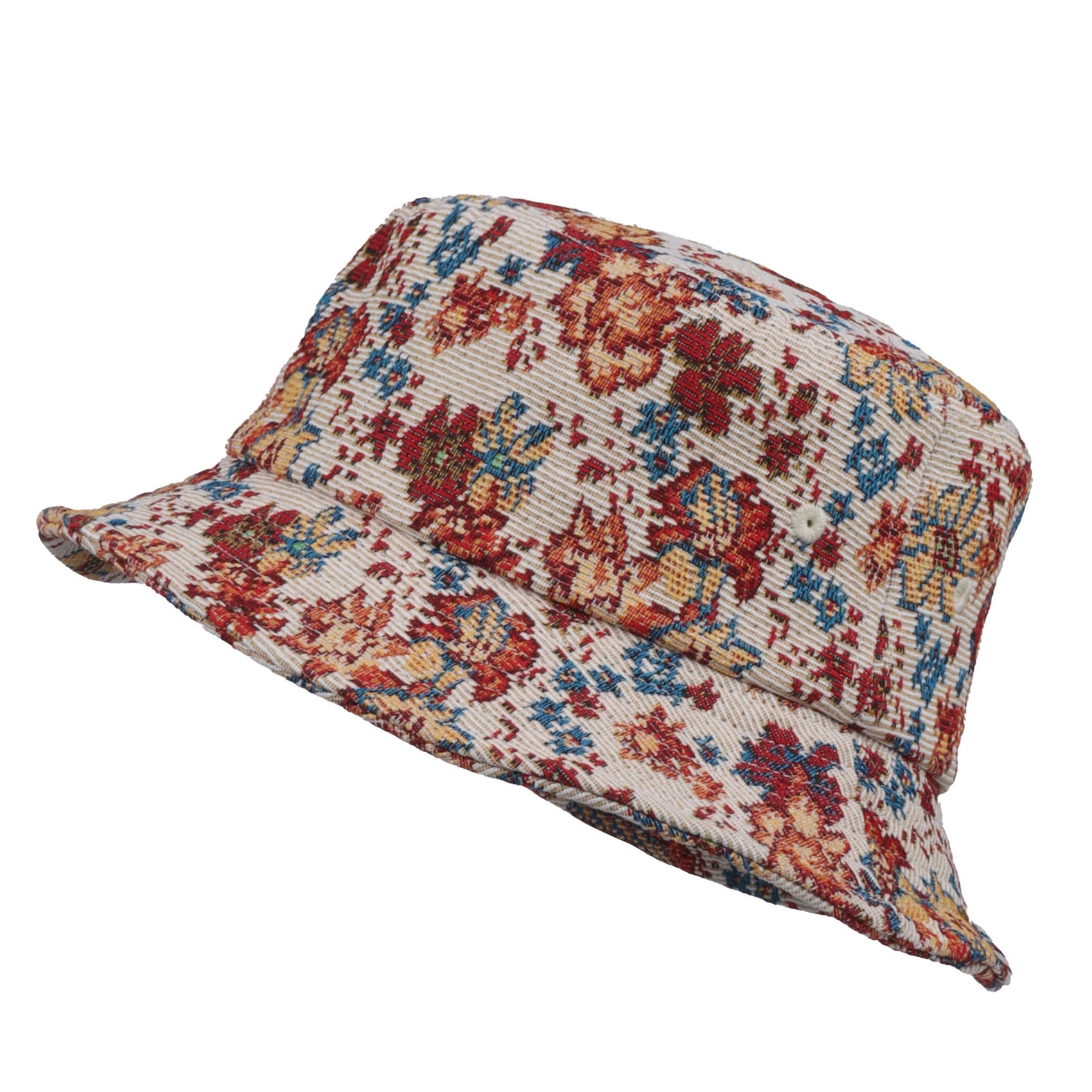 HatPhile Floral Tapestry Jacquard Bucket Hat