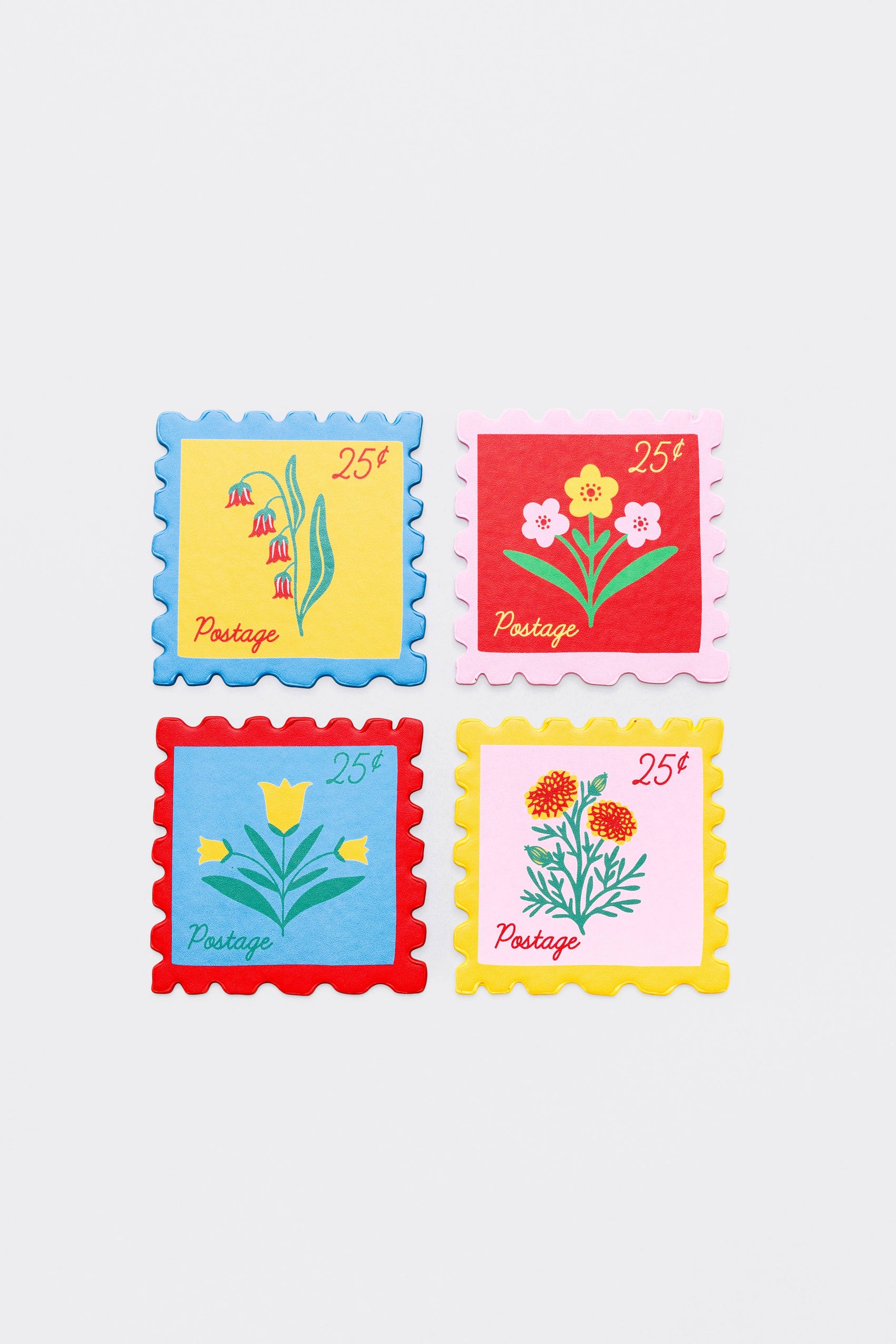 Coaster Set, Stamps