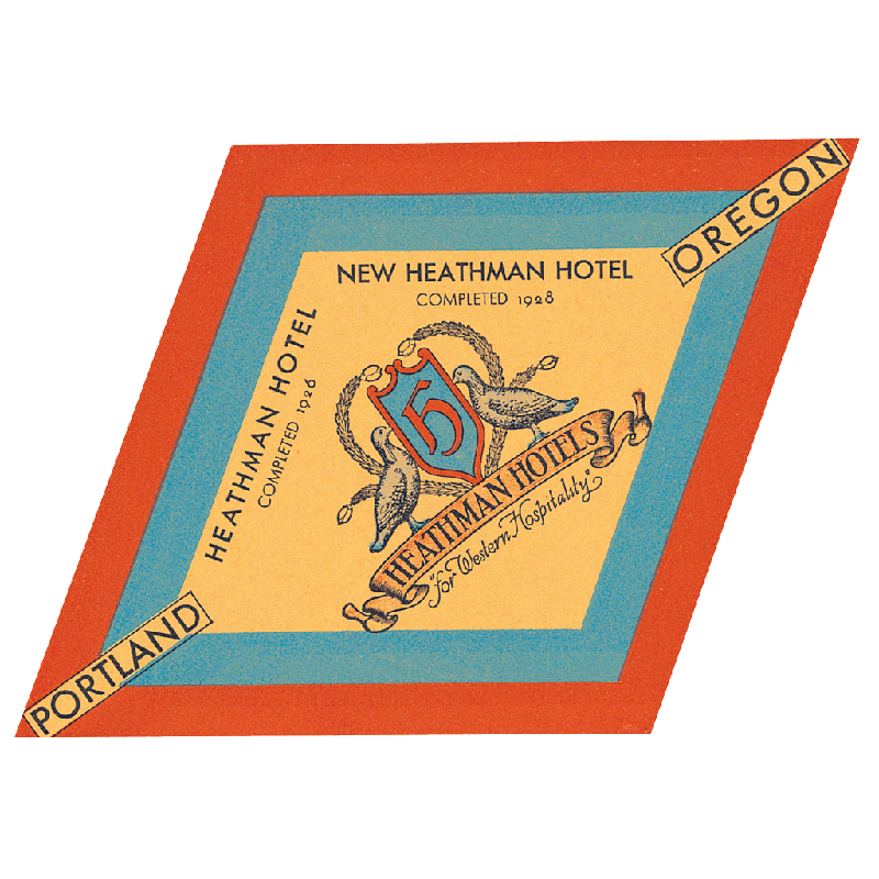 Great American Cities - Travel Label Sticker Box