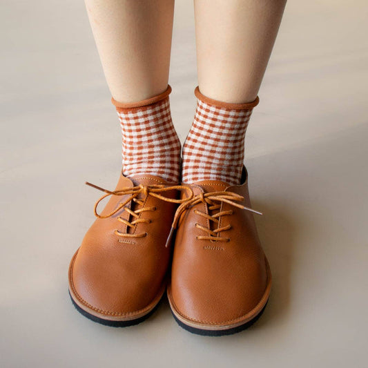 Picnic Mid Crew Socks: Mocha