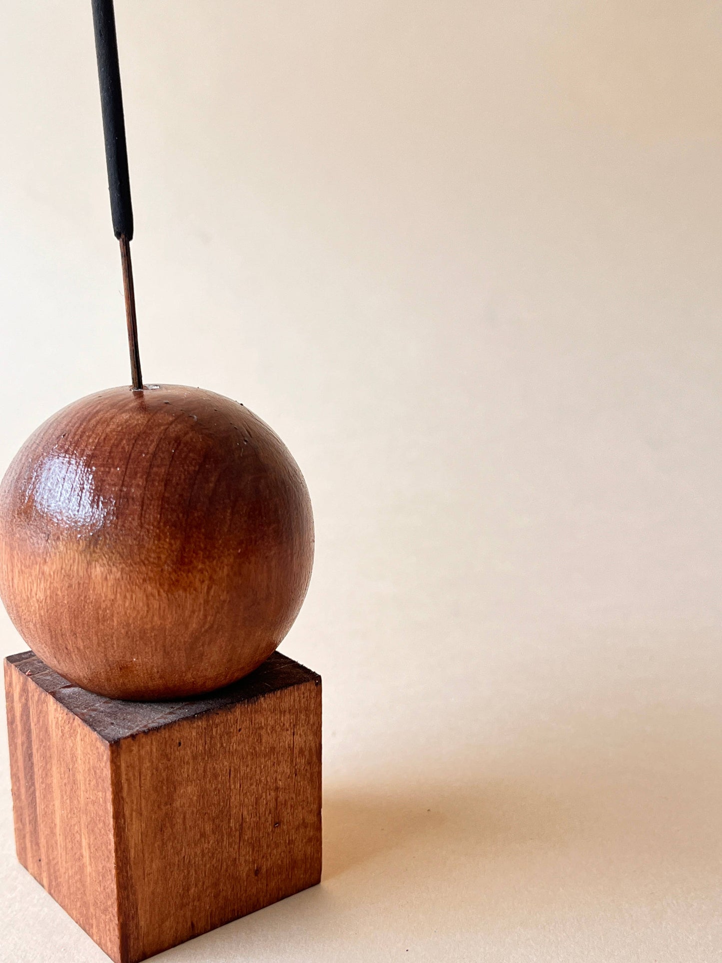 Wooden Incense Holder-Walnut