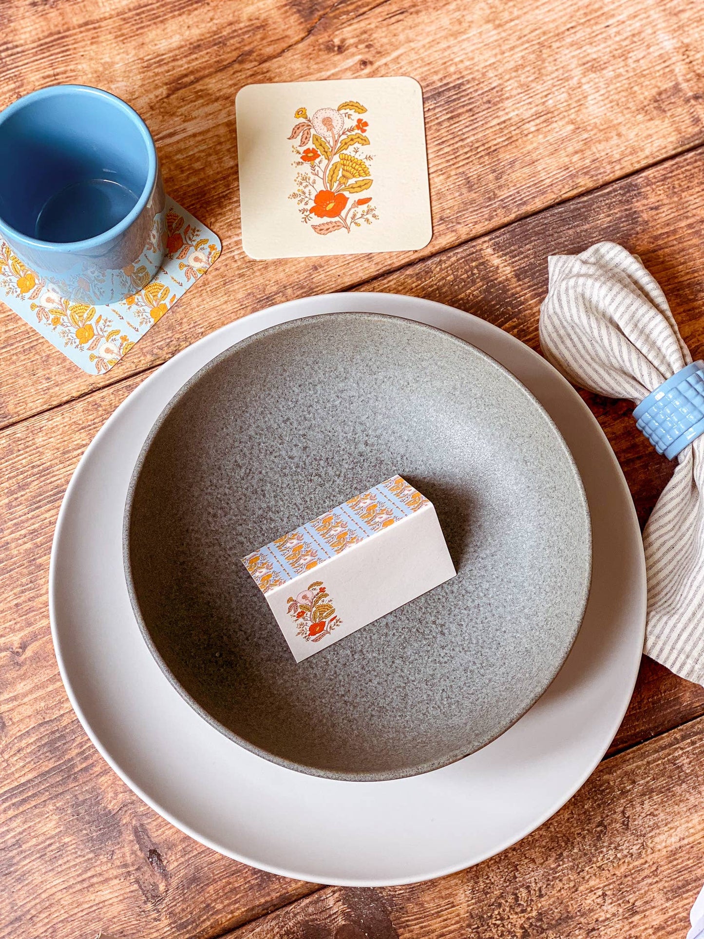 Wildflower Reverie Coaster Set-Double Sided