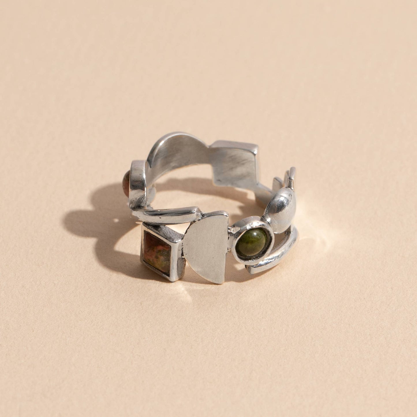 Shapes Ring: Sterling Silver / 6