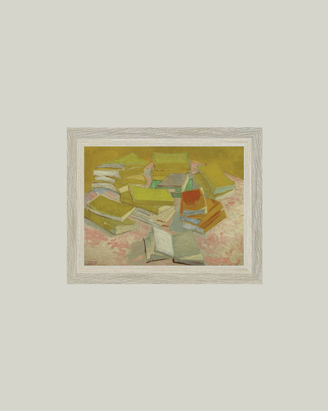 Piles of French Novels: 21x17