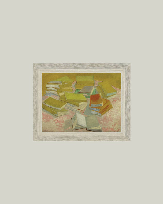 Piles of French Novels: 21x17