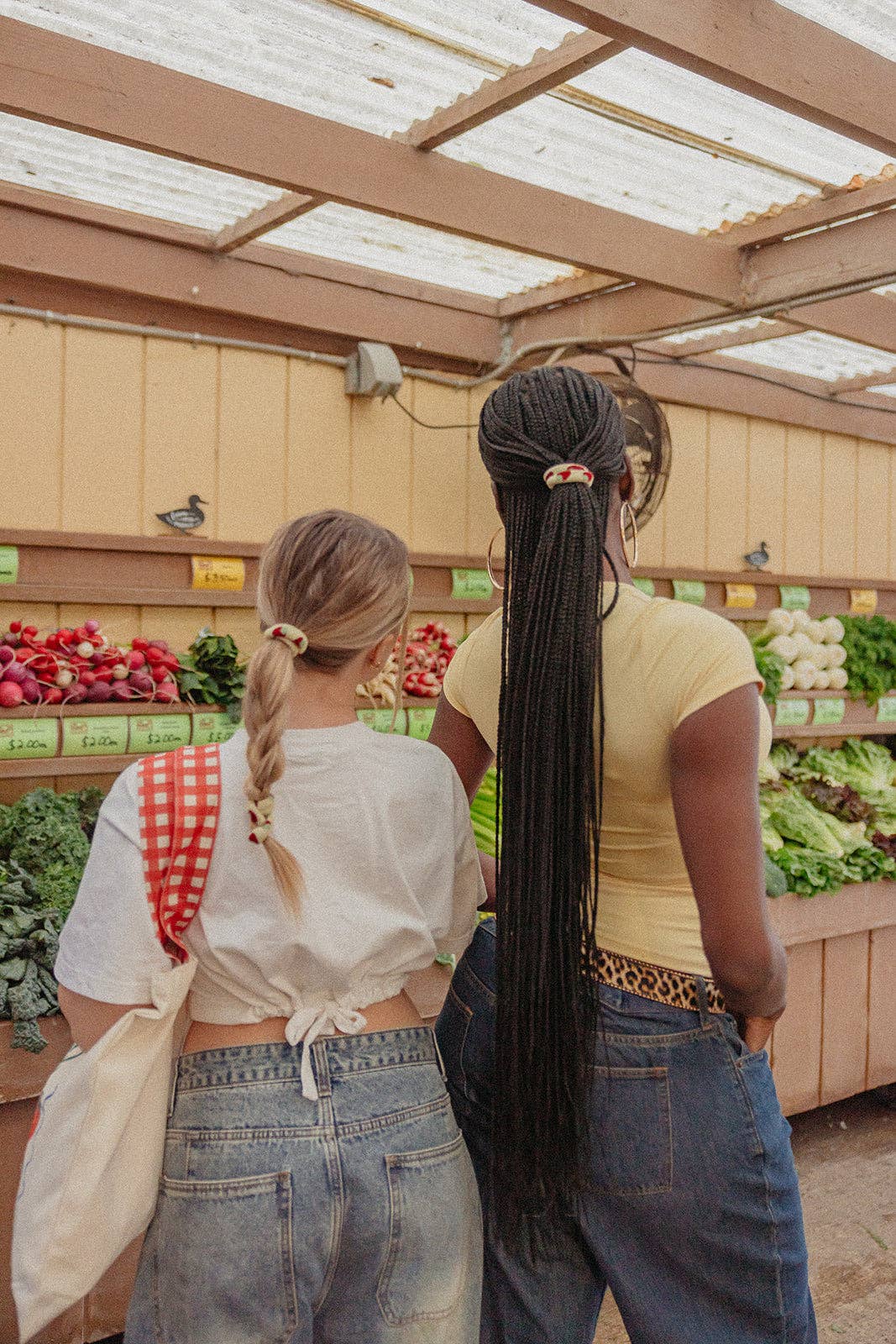 Knitted Strawberry Hairties - Three Pack