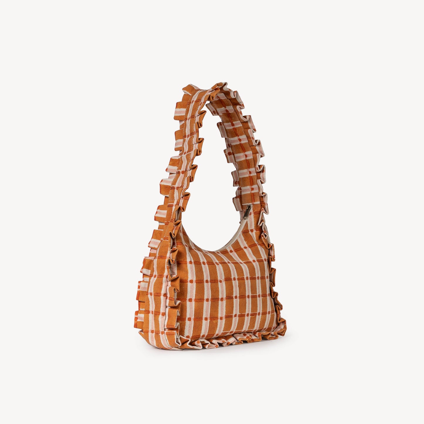 Momo Shoulder Bag - Ember Plaid