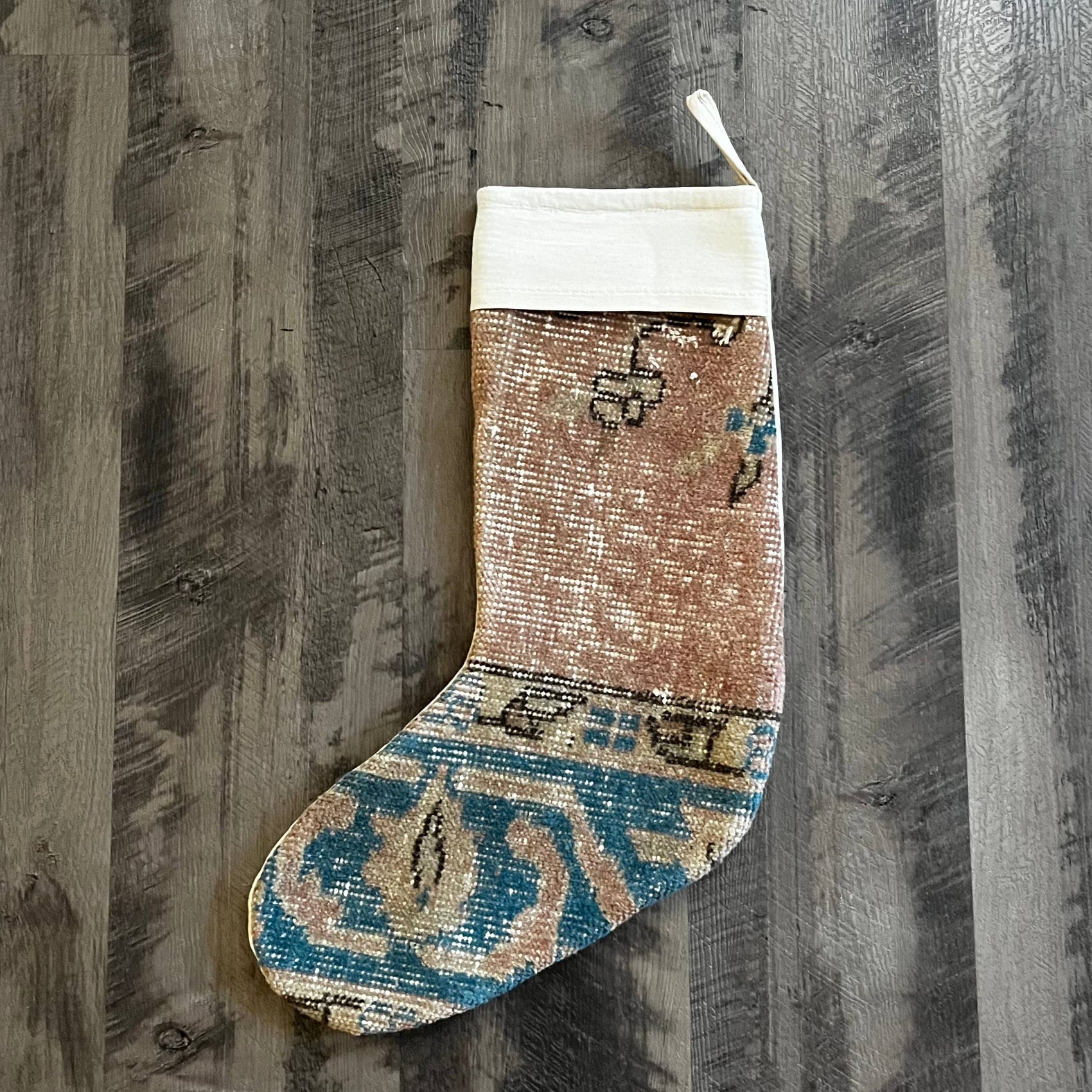 Vintage Rug Holiday/Christmas Stocking No. 134