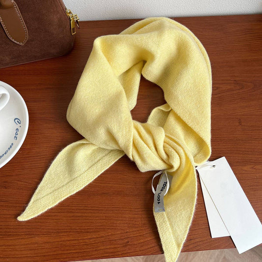 100% Merino Wool Triangle Scarf - 3 colors