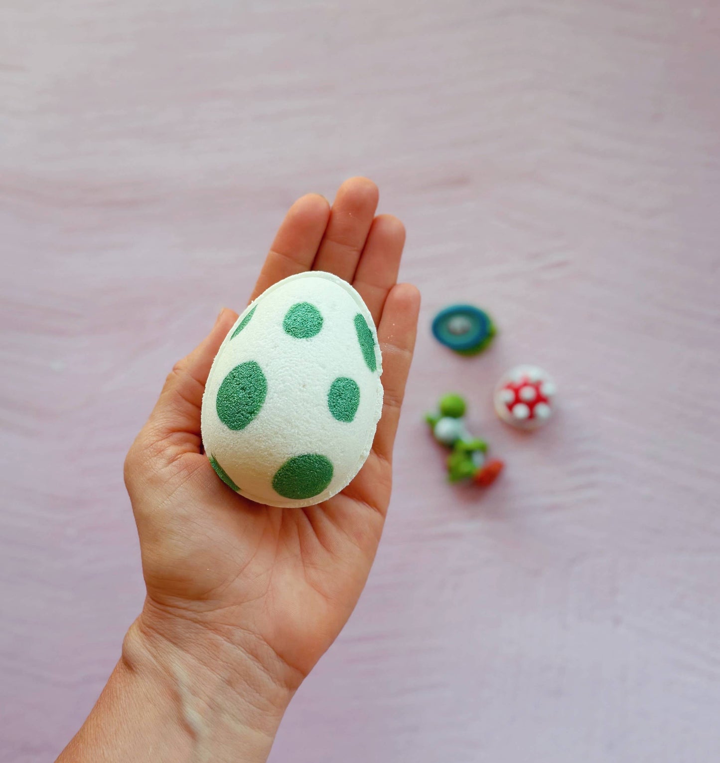 Yoshi Egg Bath Bomb - with toy inside!