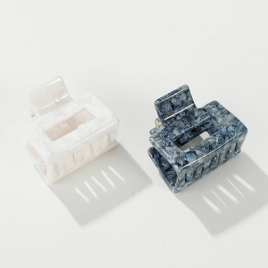 Seaside Simone Mini | Classic Mini Square Claw Clip