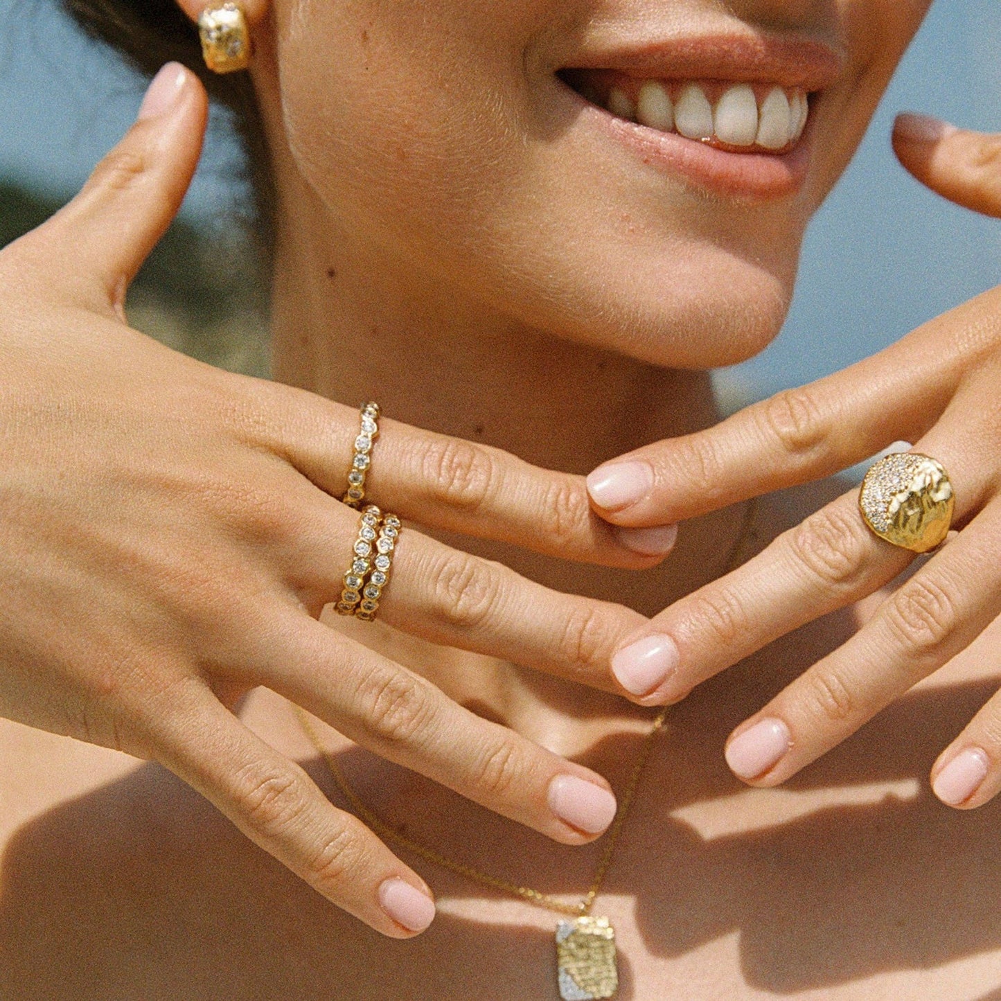 Ona Ring | Jewelry Gold Gift Waterproof
