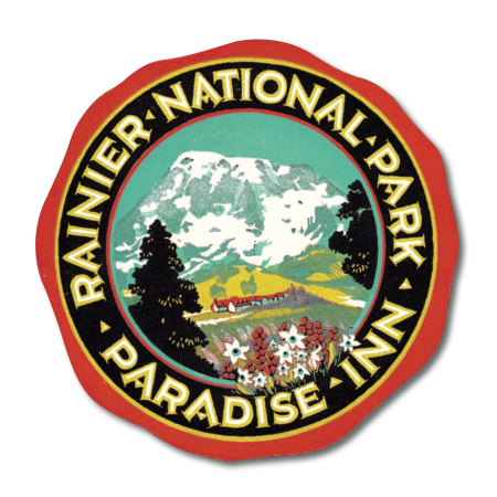 American Byways - Travel Label Sticker Box