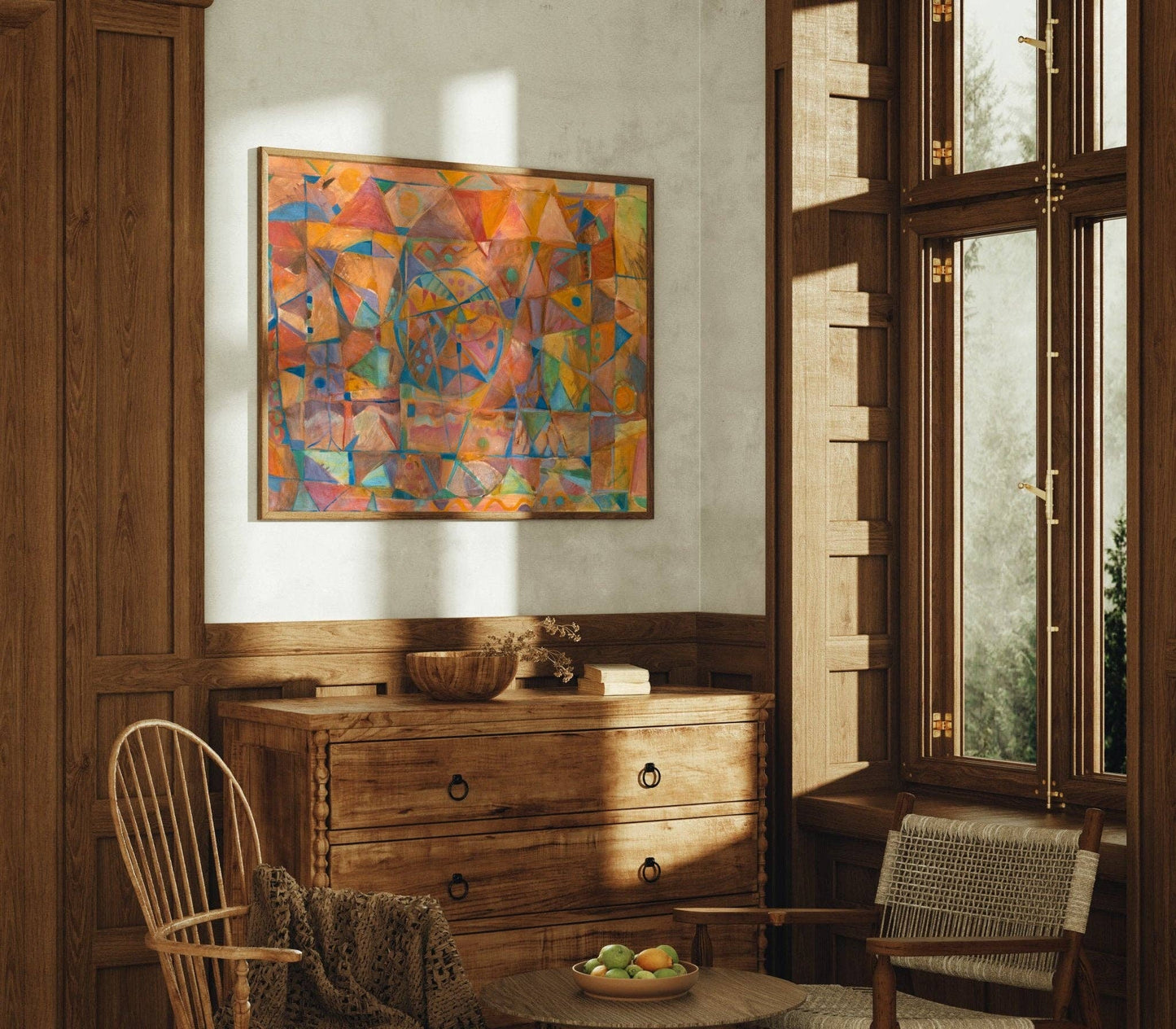 GUEST ARTIST COLLAB | Western Home Midcentury Modern Print