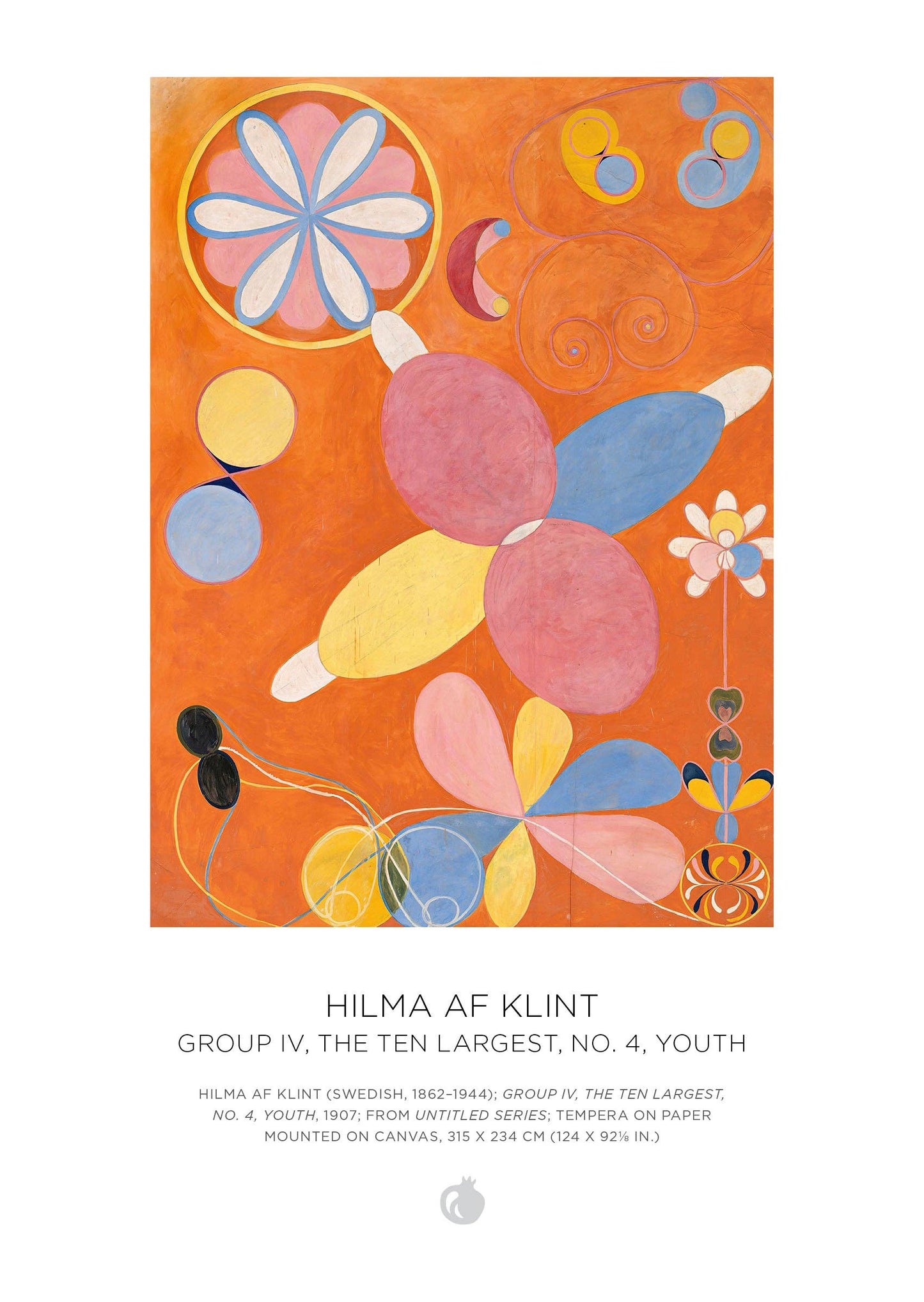 Hilma af Klint 120-Piece Double-Sided Jigsaw Puzzle Set