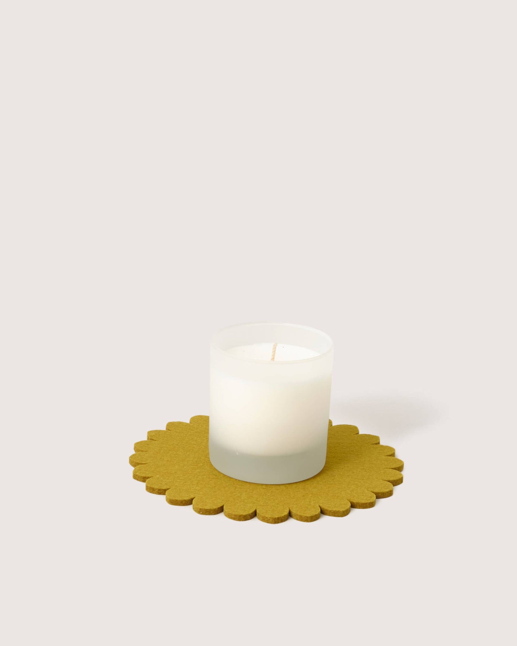 Crest Merino Wool 8" Trivet - Dandelion