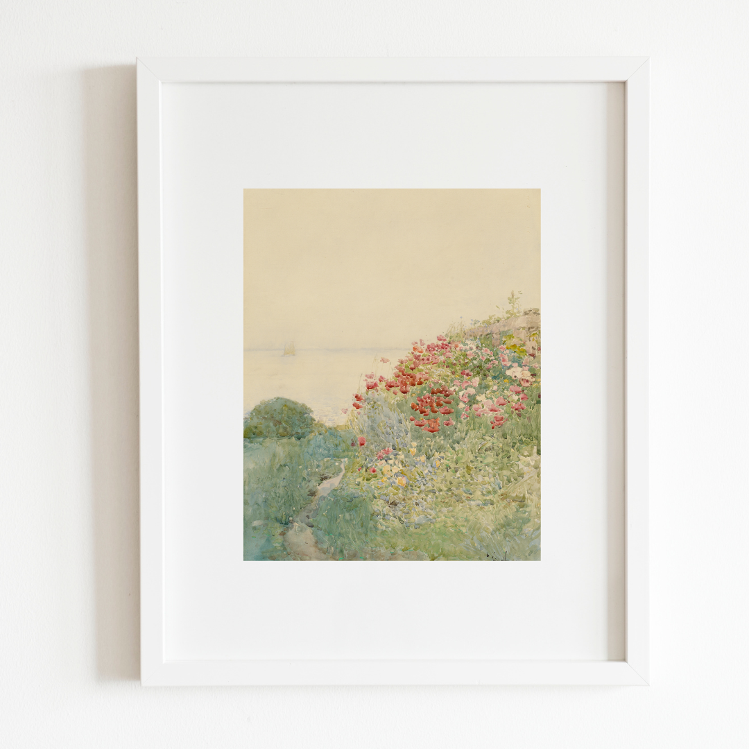 "Field of Poppies, Isles of Shoals" by Childe Hassam