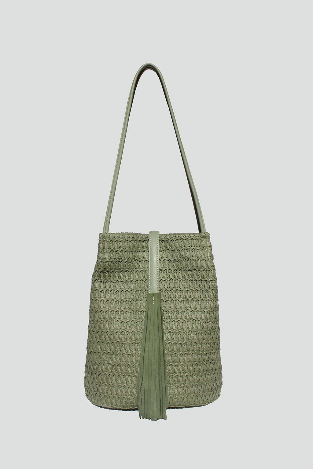 Lilith Tassel Tote: Sage