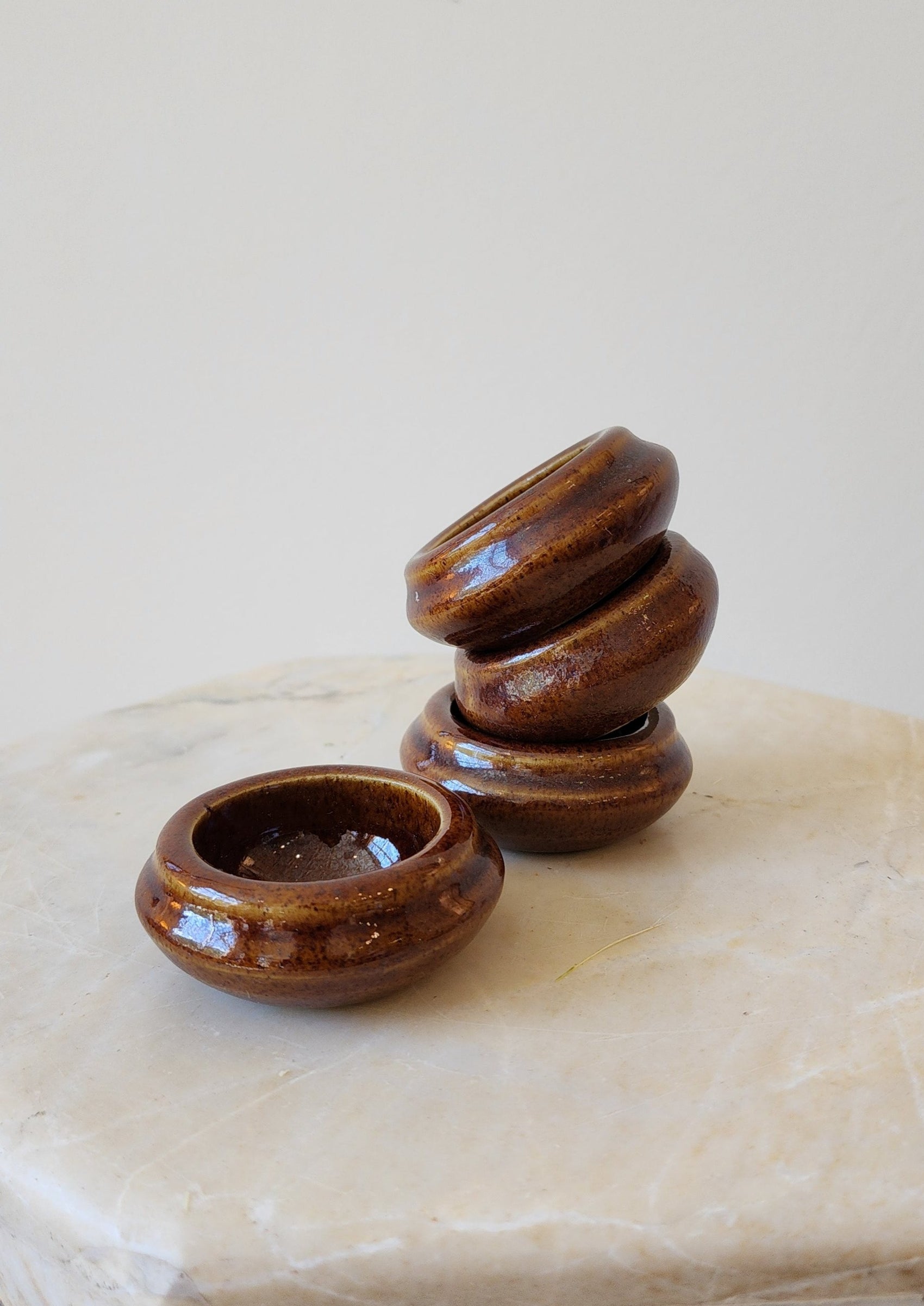 Vintage French Pottery -- Butter and Condiments Pot