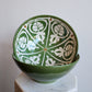 Hand-Painted Stoneware Serving Bowl -- Large