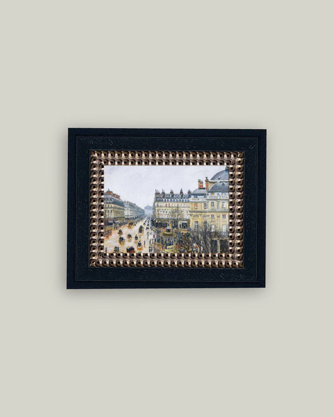 Place Du Theatre Framed Antique Art: 16x12