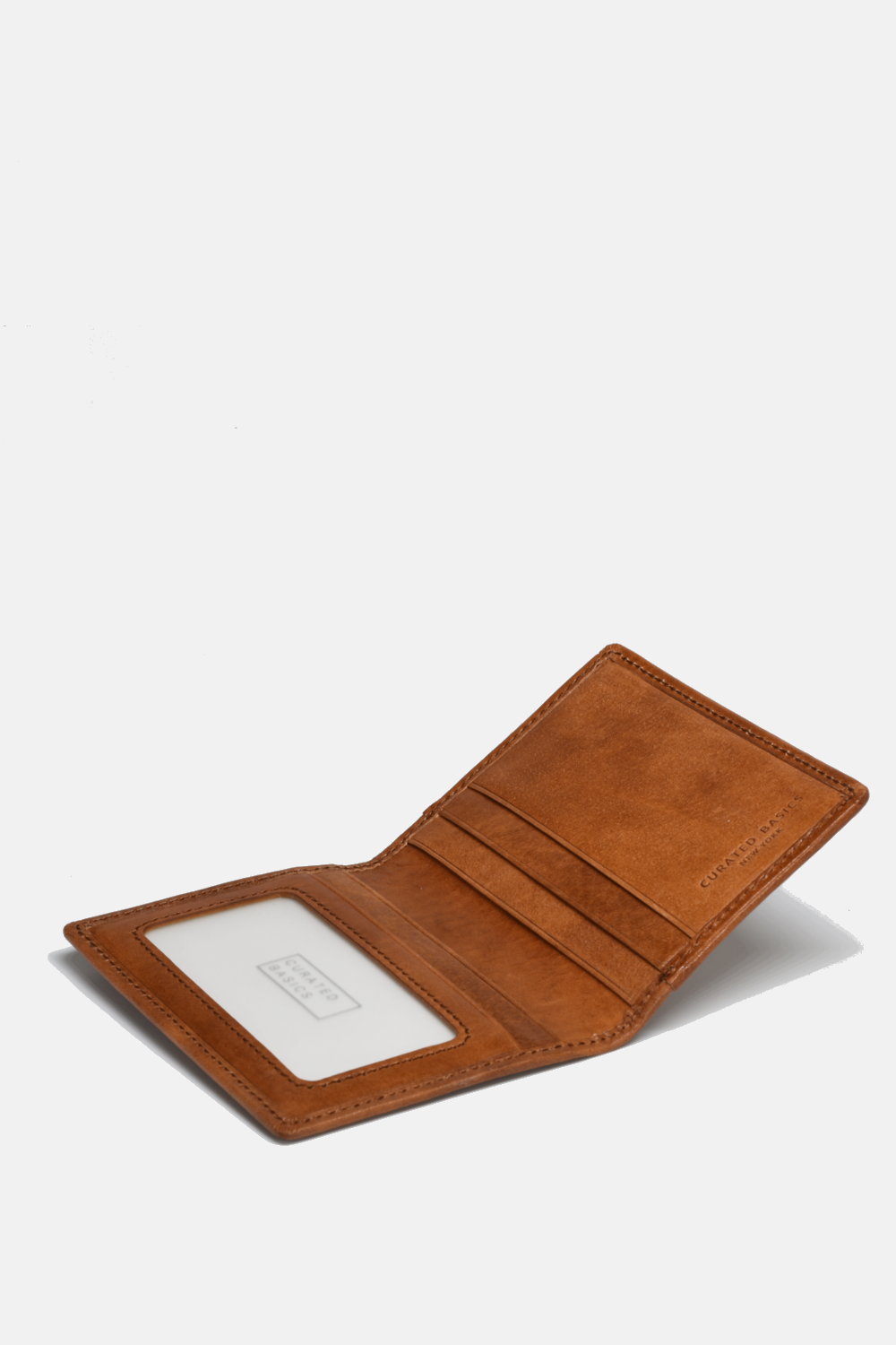 Slim Bi-fold Wallet: Brown