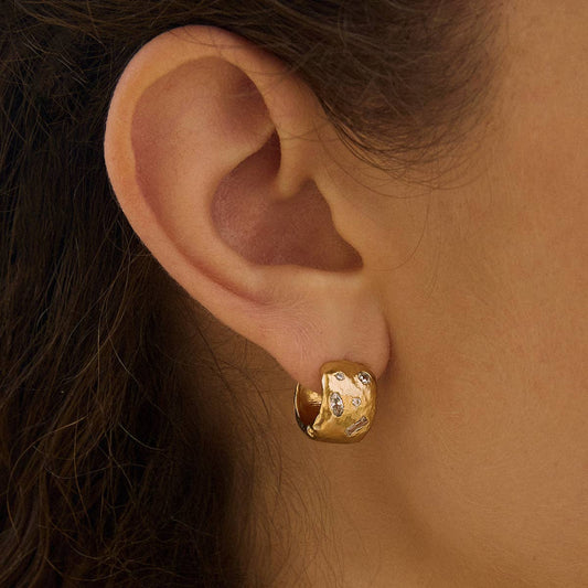 Lucci Earrings | Jewelry Gold Gift Waterproof