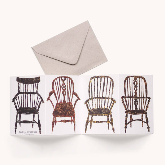 Wooden Chairs Card