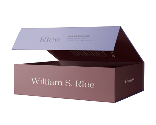 William S. Rice 120-Piece Double-Sided Jigsaw Puzzle Set