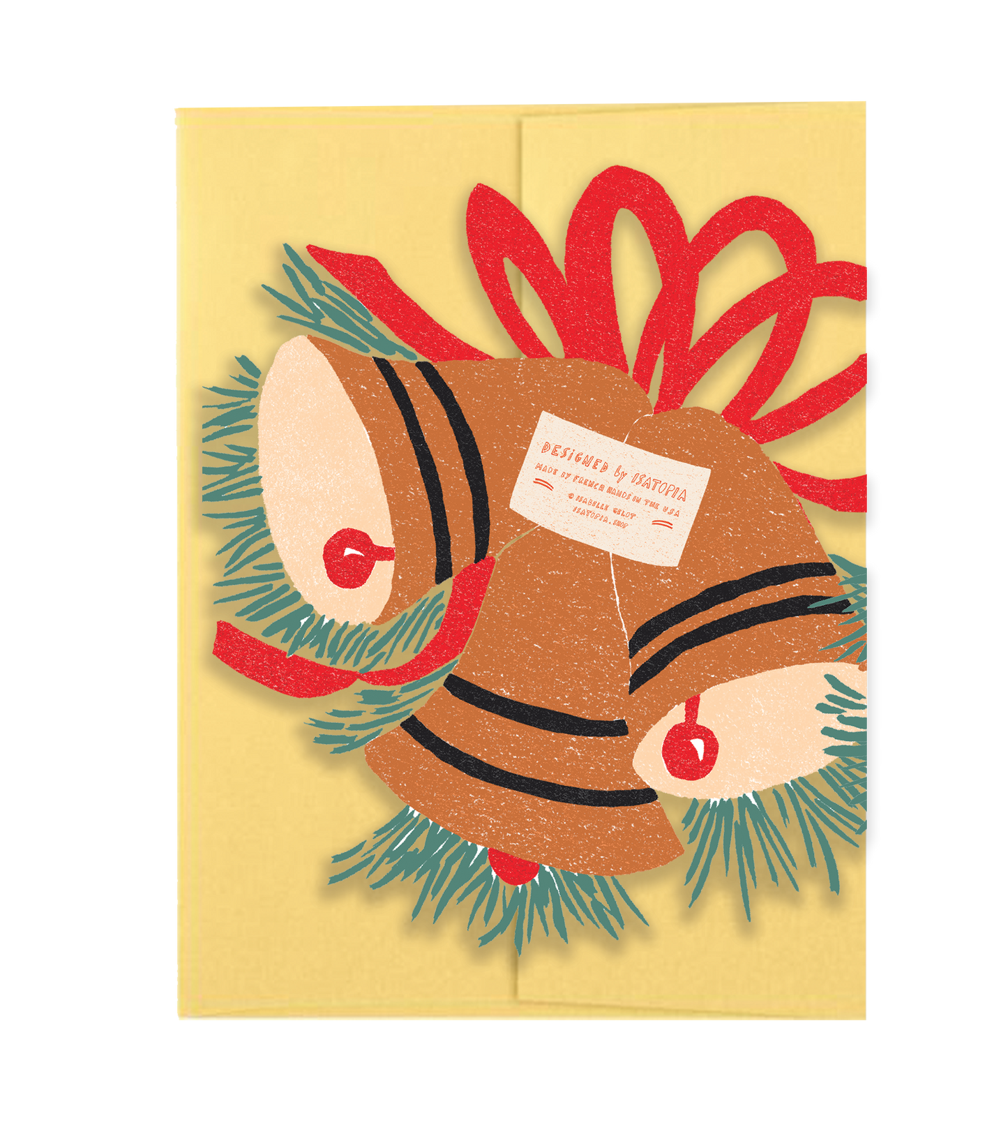 Jingle Bells Die Cut Card - Jingle Bells Collection