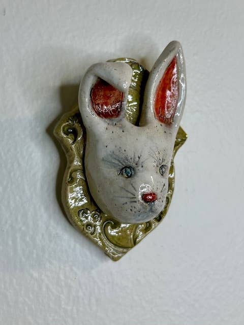 Rabbit on a Plaque