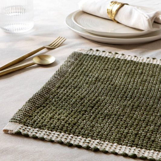 Lattice Placemat - Olive Branch