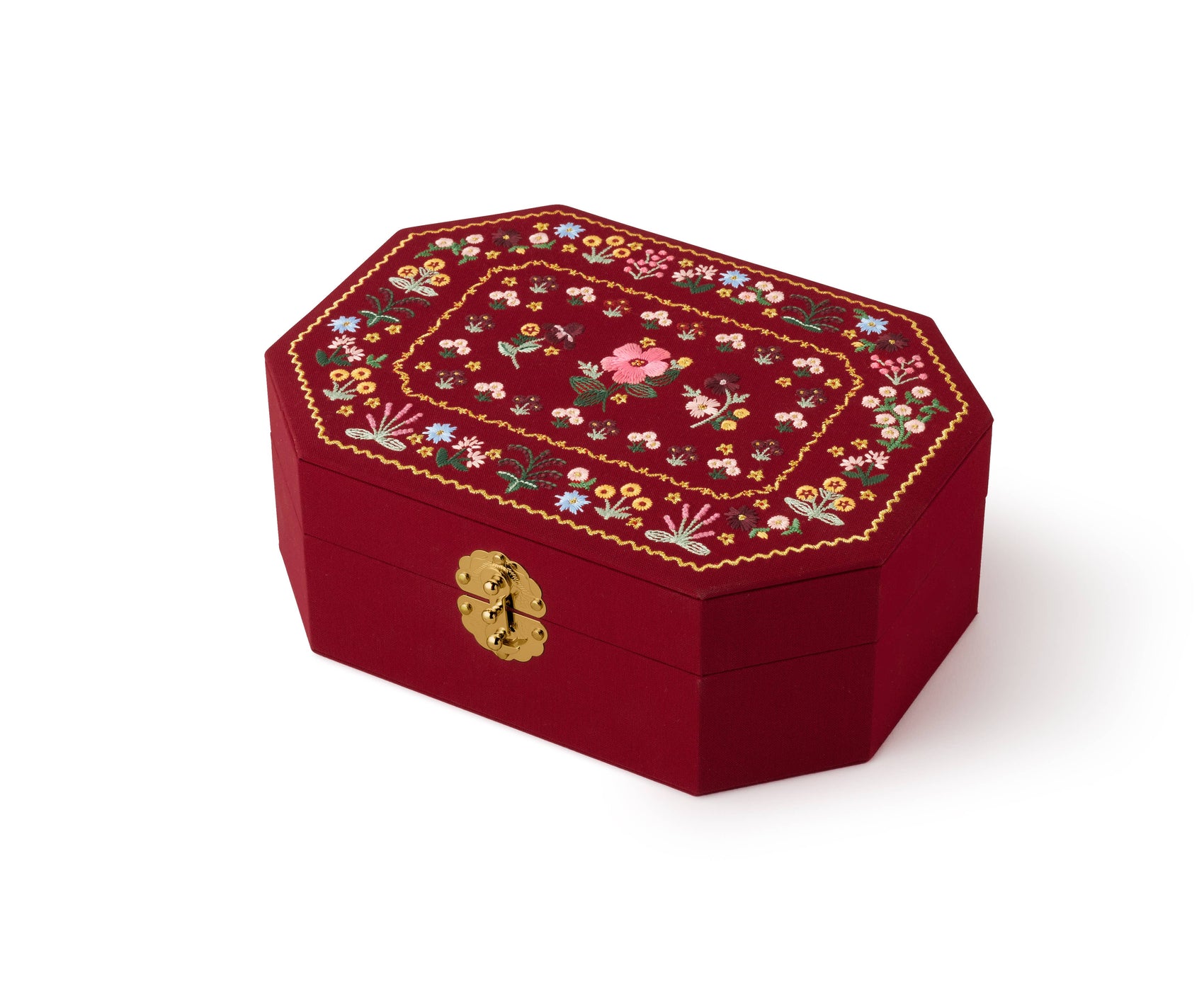 Gemma Embroidered Valentine's Day Jewelry Box