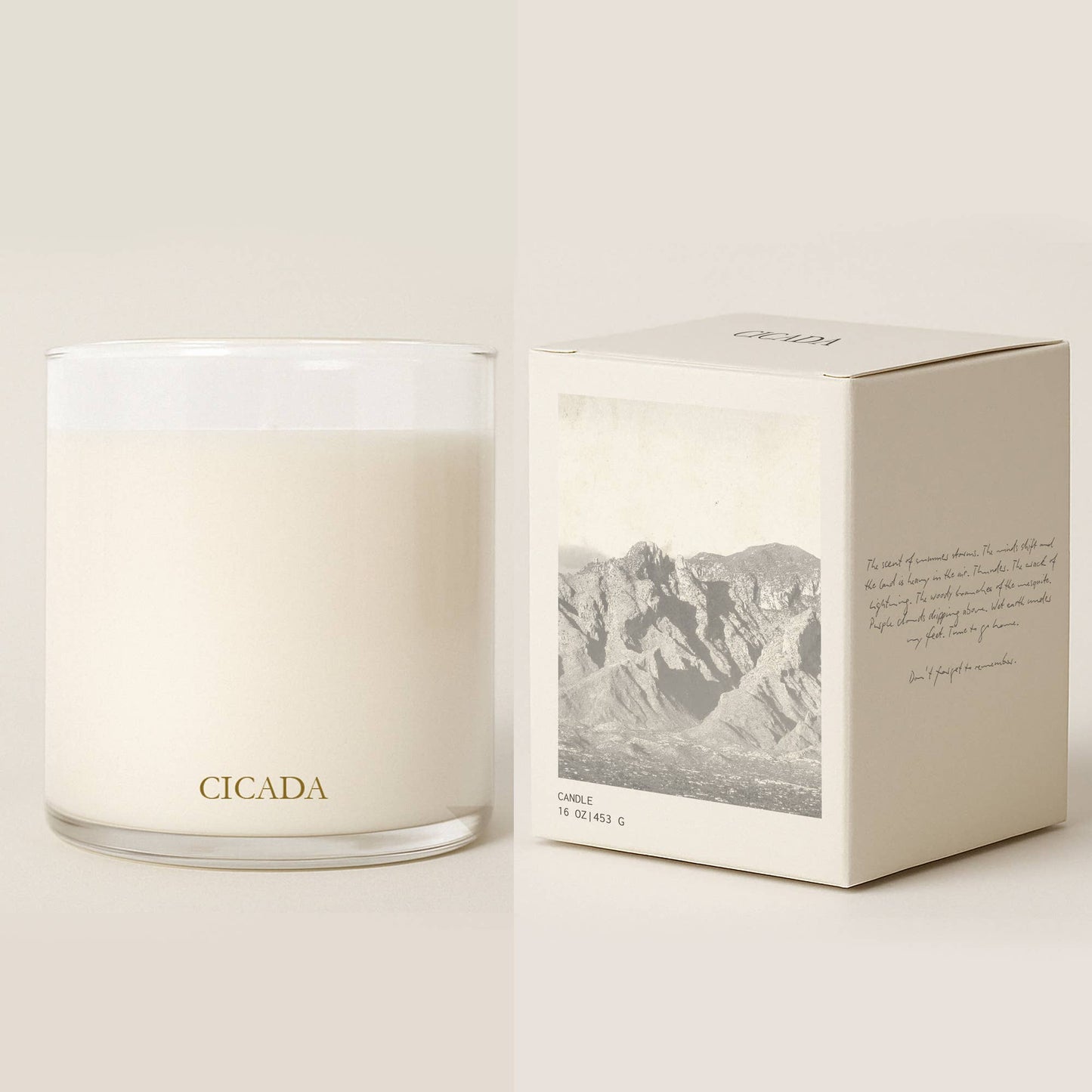 No. 07 Large Candle - Catalina Mountains