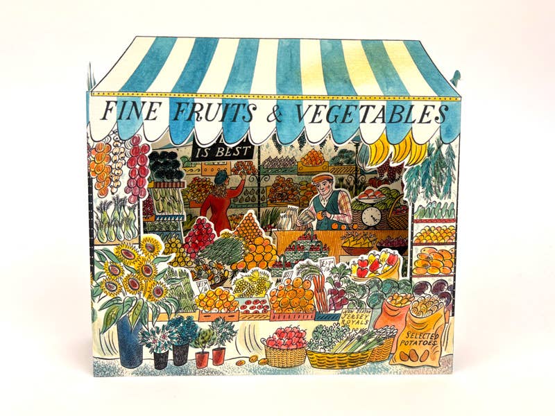 Fine Fruits & Vegetables 3D Card - Emily Sutton