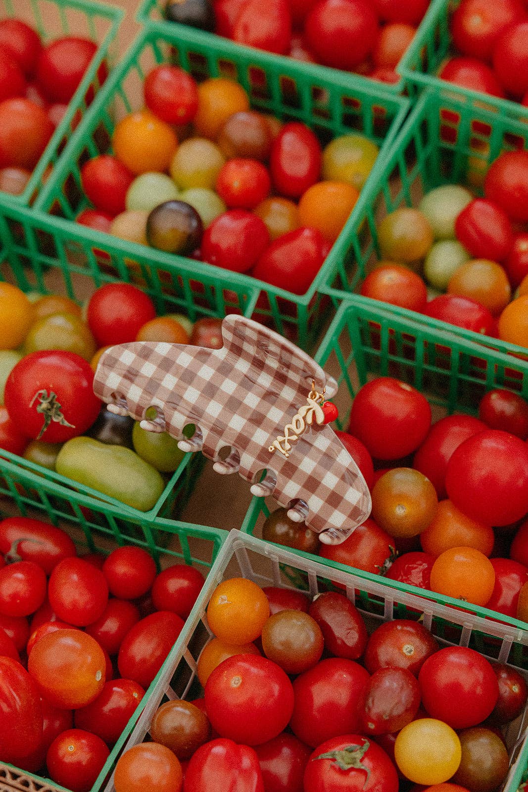 Gingham Claw - Tomato Charm