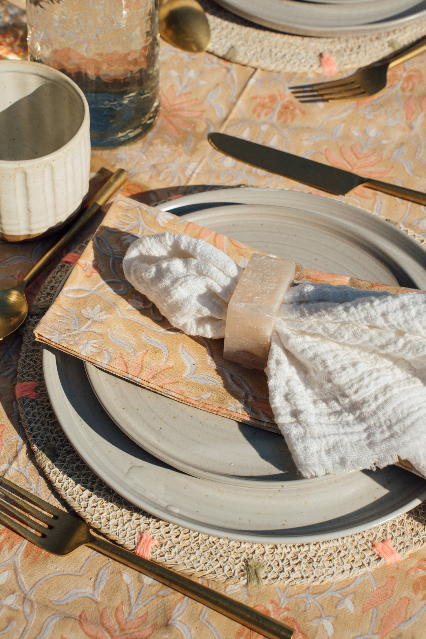 Acapulco Block Print Tablecloth