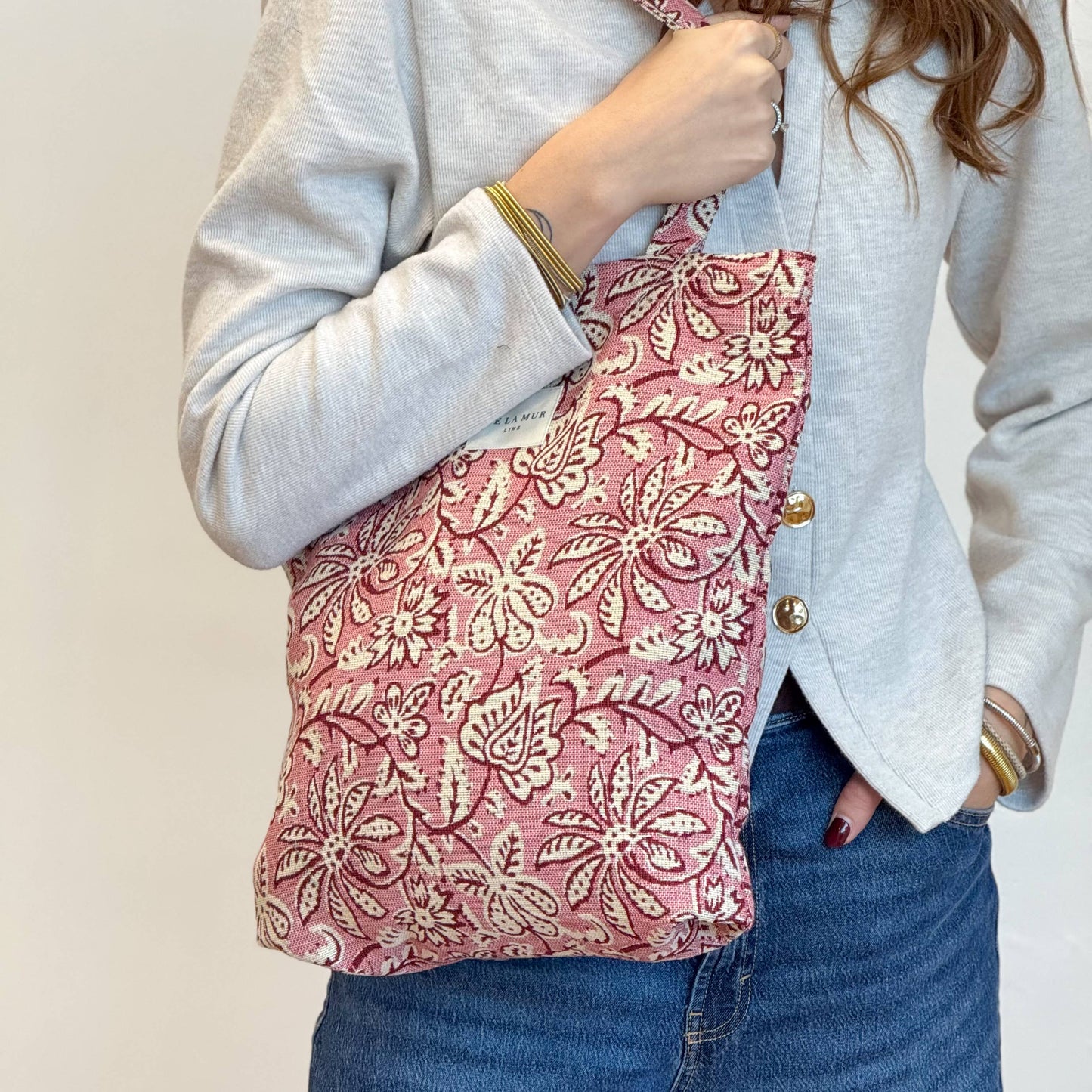 Zippered Bag in Miami - Medium