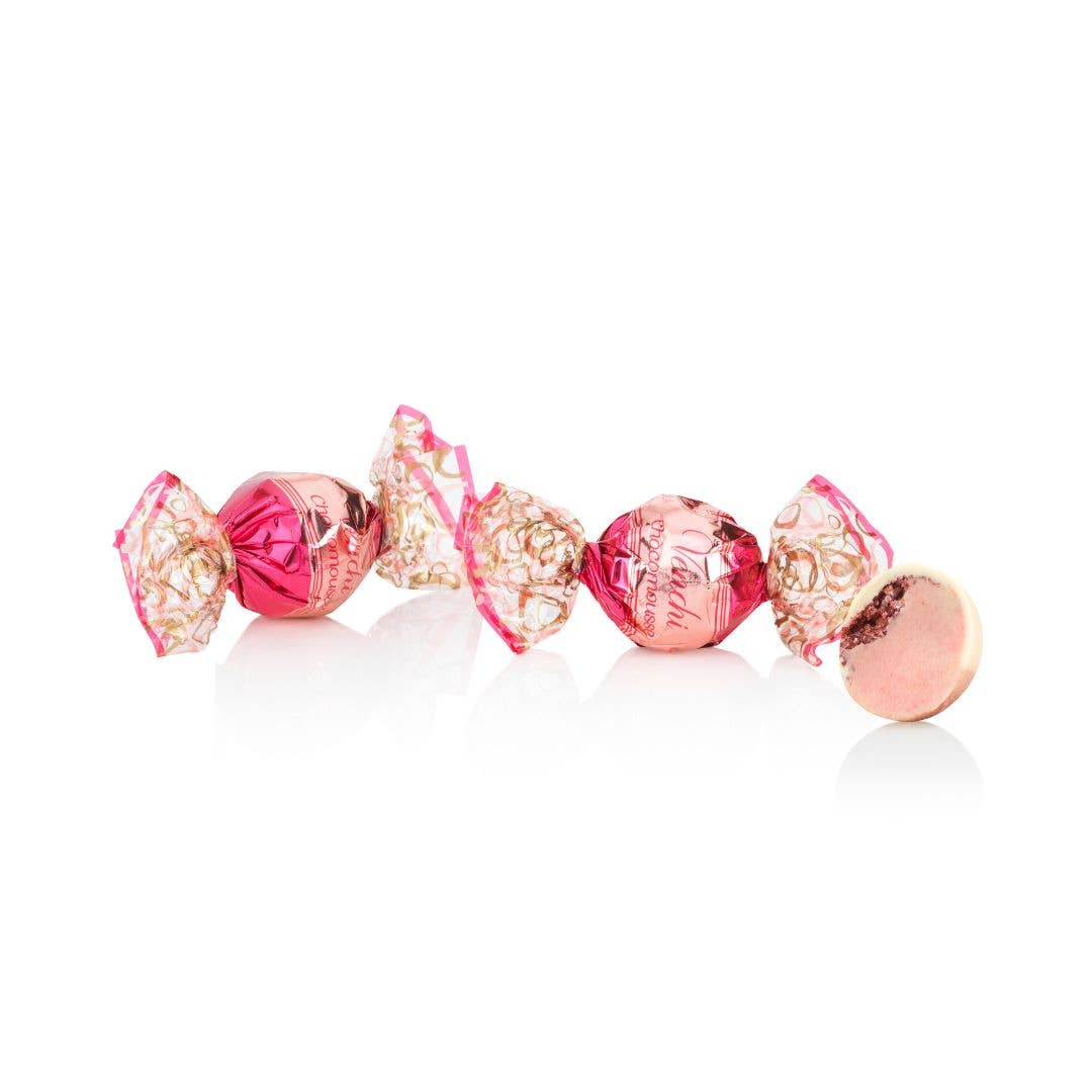 Strawberry & Cream Chocolate Crunch Pearls - Italian Gourmet