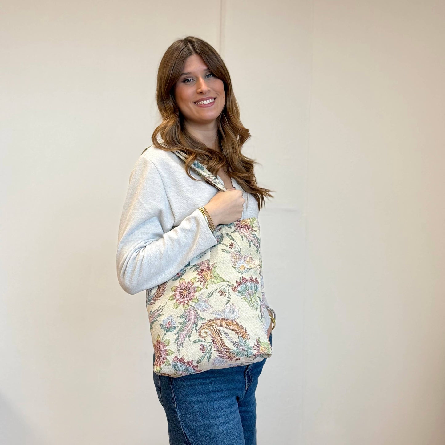 Zippered Bag in Color - Medium