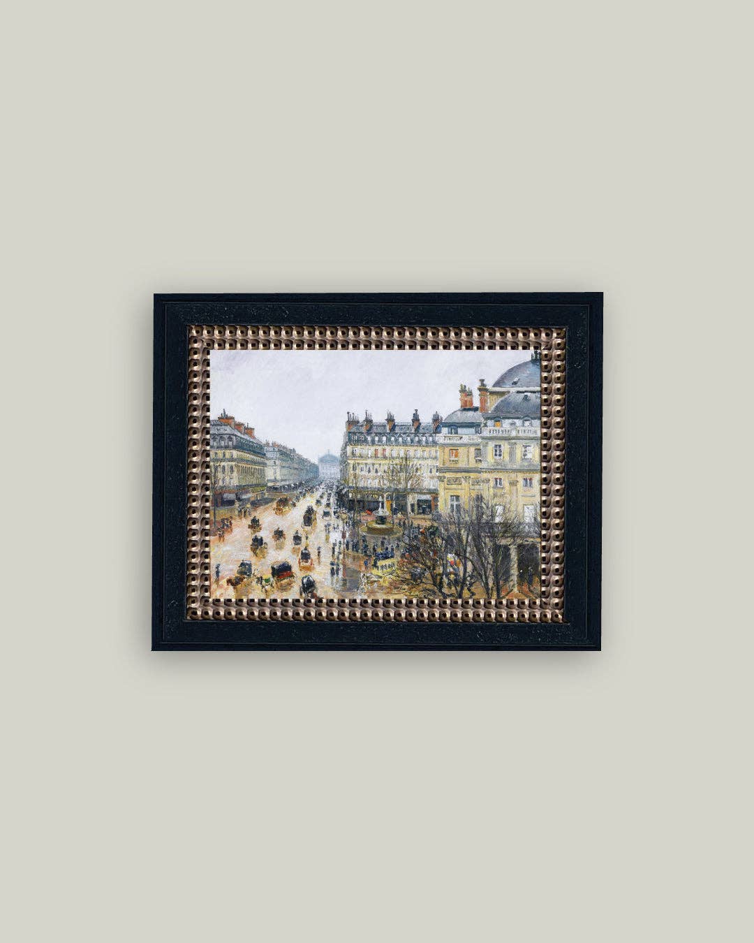 Place Du Theatre Framed Antique Art: 16x12