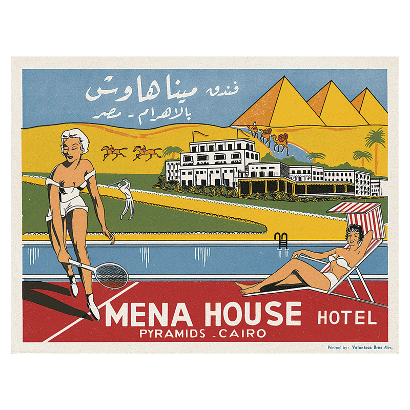 Sunny Climes - Travel Label Sticker Box
