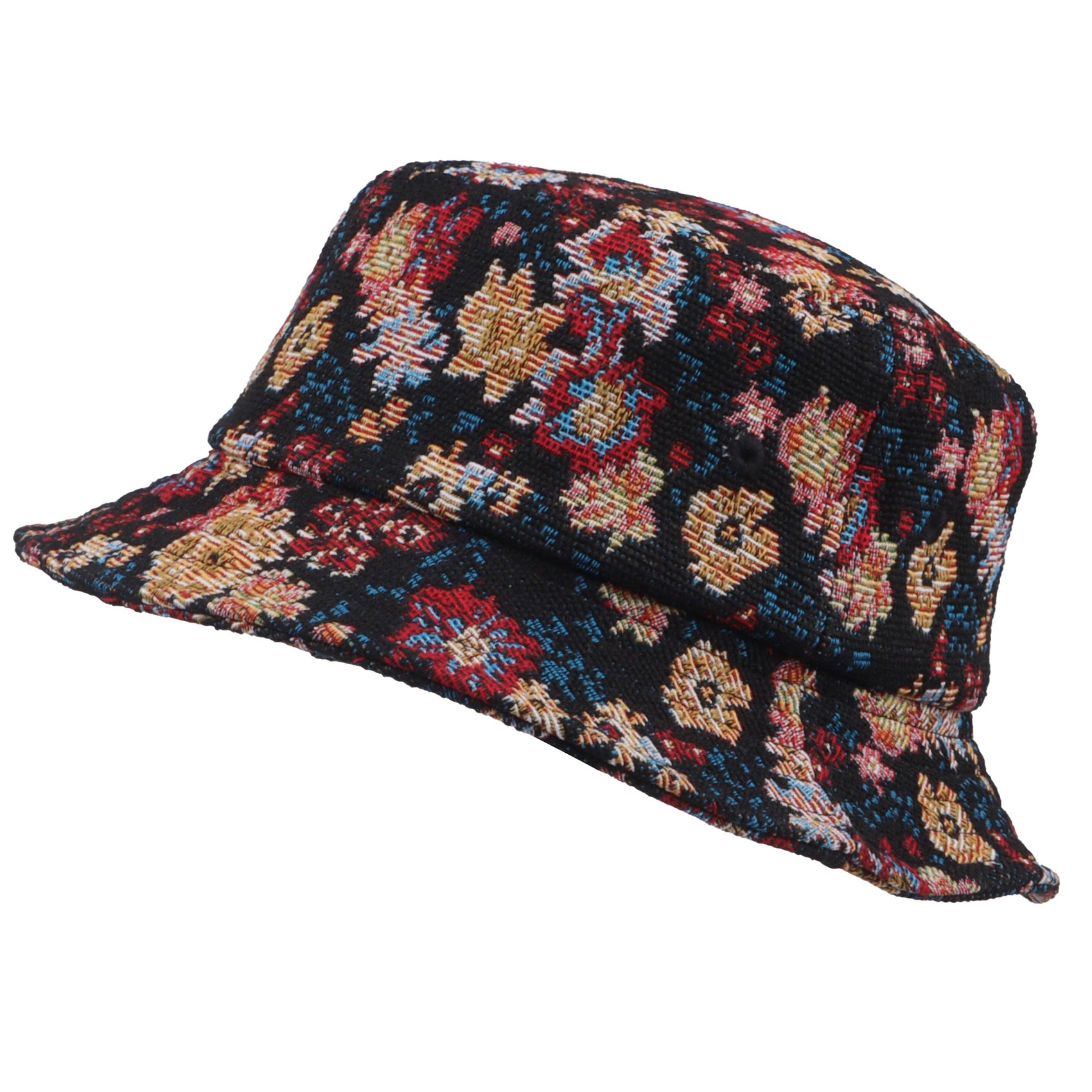 HatPhile Floral Tapestry Jacquard Bucket Hat
