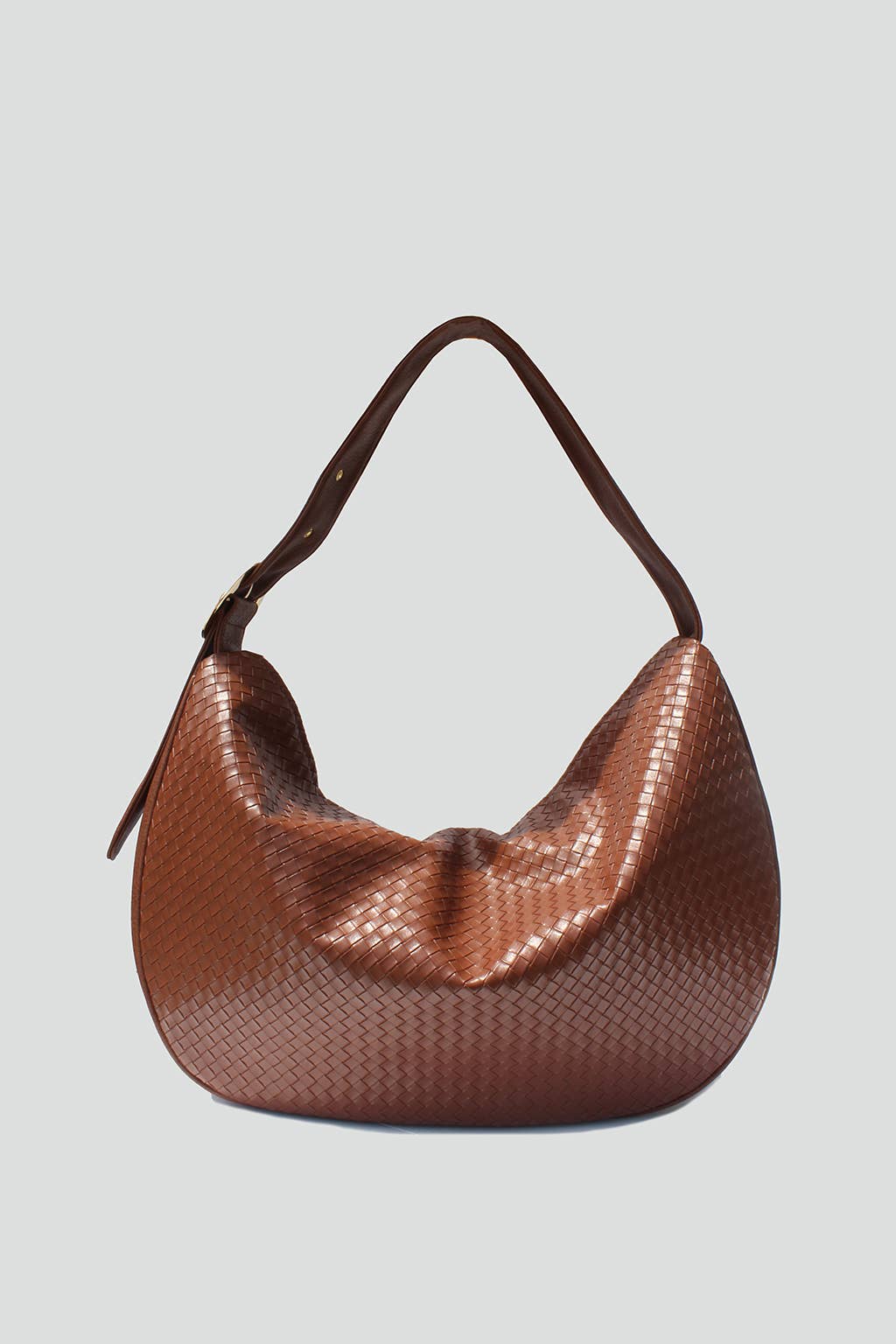 Naomi Woven Tote : Brown Woven